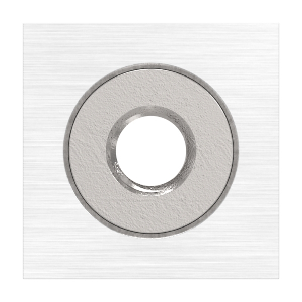 Entretoise tubulaire angulaire 25 x 25mm - pour surfaces droites