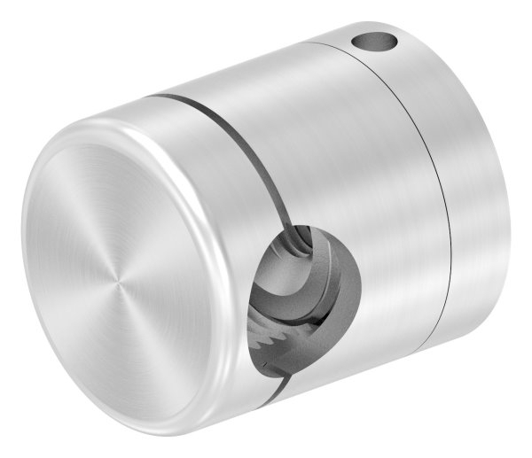 BRENK-fix® Grundhalter fuer Staebe Ø 14mm- ALU-88-11BR-R14M8.ALU