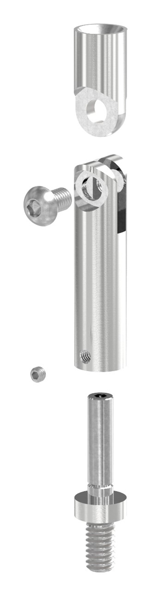 Goupille d'articulation Ø 14mm, longueur : 76mm, V2A