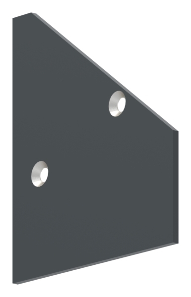 Endkappe links fuer eleganza canopy- RAL 7016-88-11VDE-EK-LI.7016