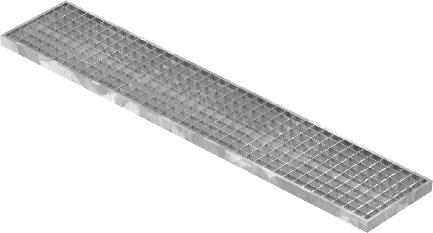 Garagen-Gitterrost - Masse-  240x1240x30 mm 30-30 mm - aus S235JR -St37-2- im Vollbad feuerverzinkt-23-241243030.7