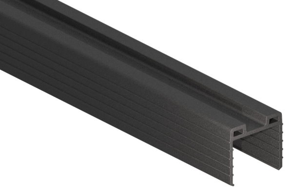 Joint à coin verre 20,76 - 21,52mm, pour rainure 24 x 24mm, longueur 6m, EPDM