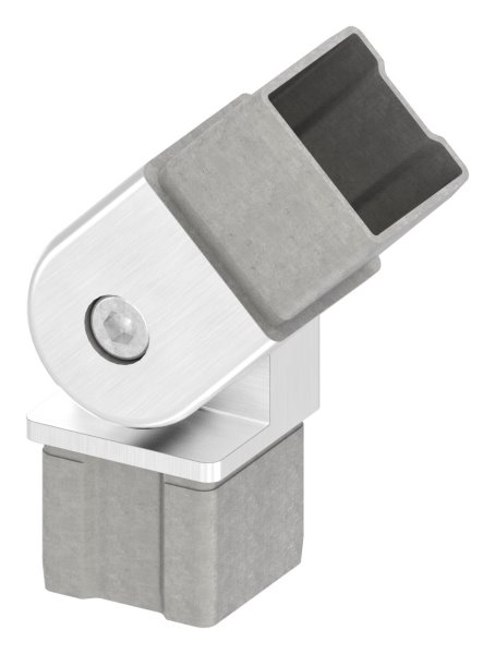 Joint de raccordement pour tuyau 40x40x2mm, V4A