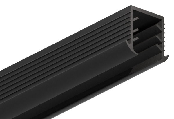 Joint à coin verre 16,76 - 17,52mm, pour rainure 27 x 30mm, longueur 3m, EPDM