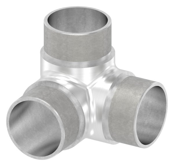 Angle / sortie 90° pour tube rond Ø 42.4x2.0 mm V2A