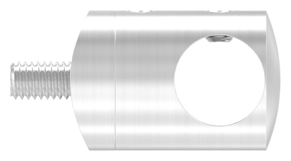 Support de barre transversale Ø 22 mm | raccord : 42,4 mm | avec trou : 14,2 mm | V2A