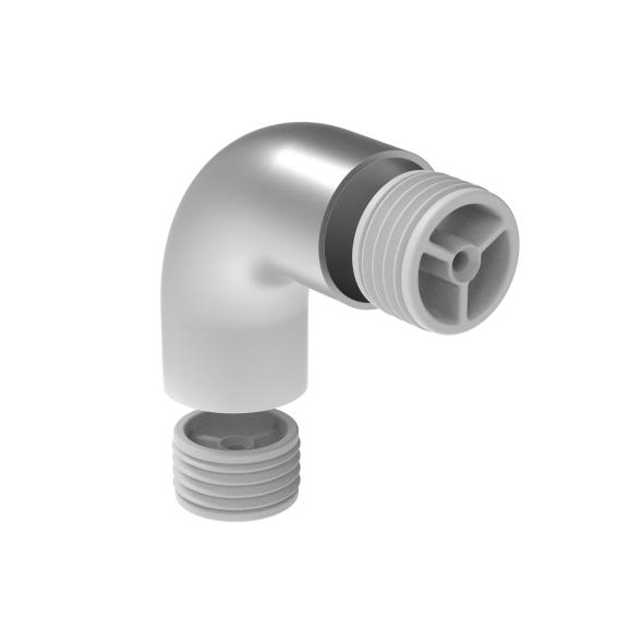 Verbindungsstück für Holzhandlauf 90° 42mm V2A