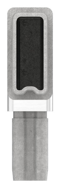 Steckverbinder 90° V4A fuer Rechteckrohr 40x20x2 mm zum Stecken-88.1110124020