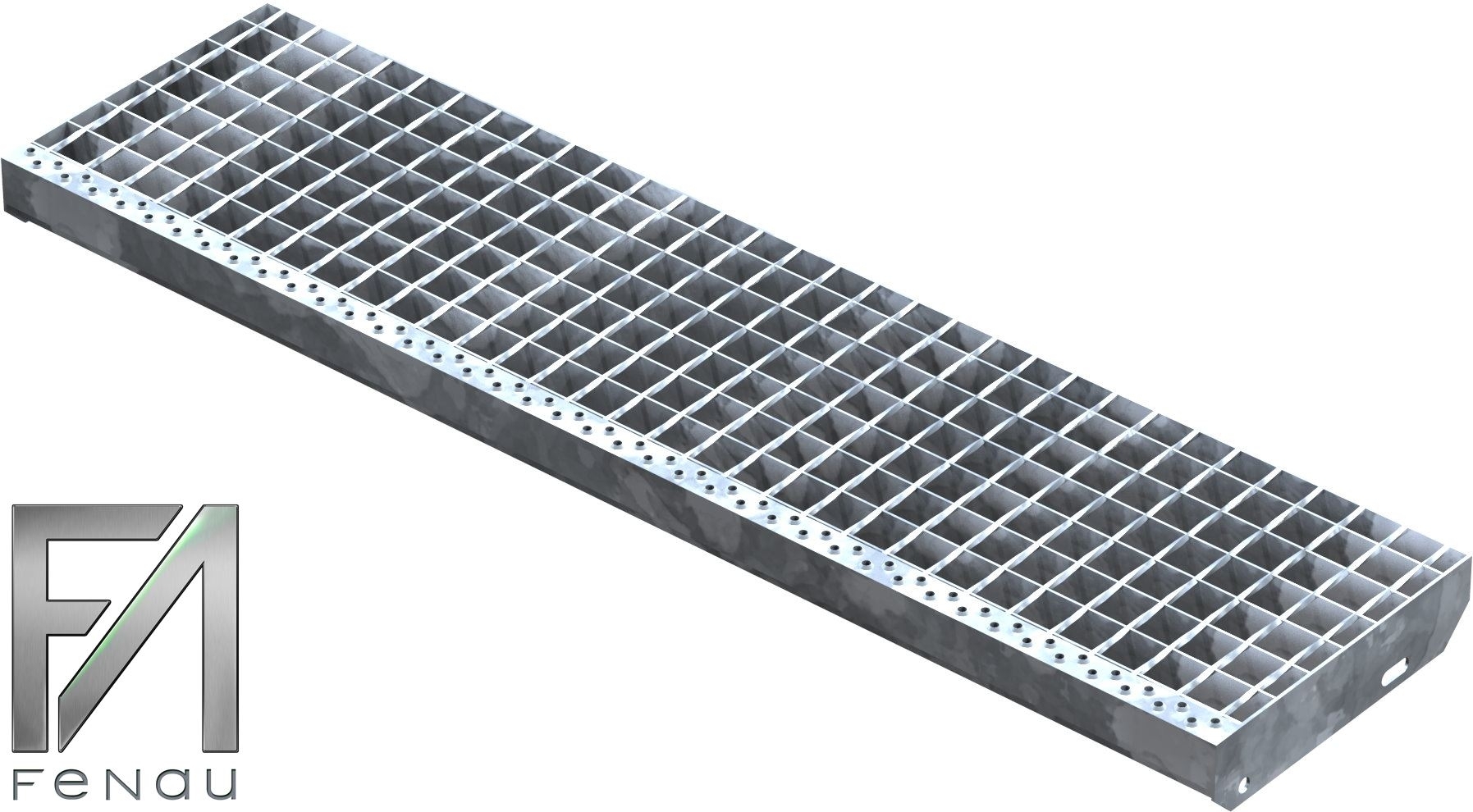 Schweisspressroststufe Metallstufe 1200x305 mm Masche 34-38 mm Tragstab 40-3 mm S235JR feuerverzinkt-25-1203030402.7