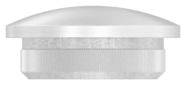 Rohrstopfen leicht gewoelbt V2A fuer Ø 21-3x2-0 mm - duenne Ausfuehrung-11-6000.4