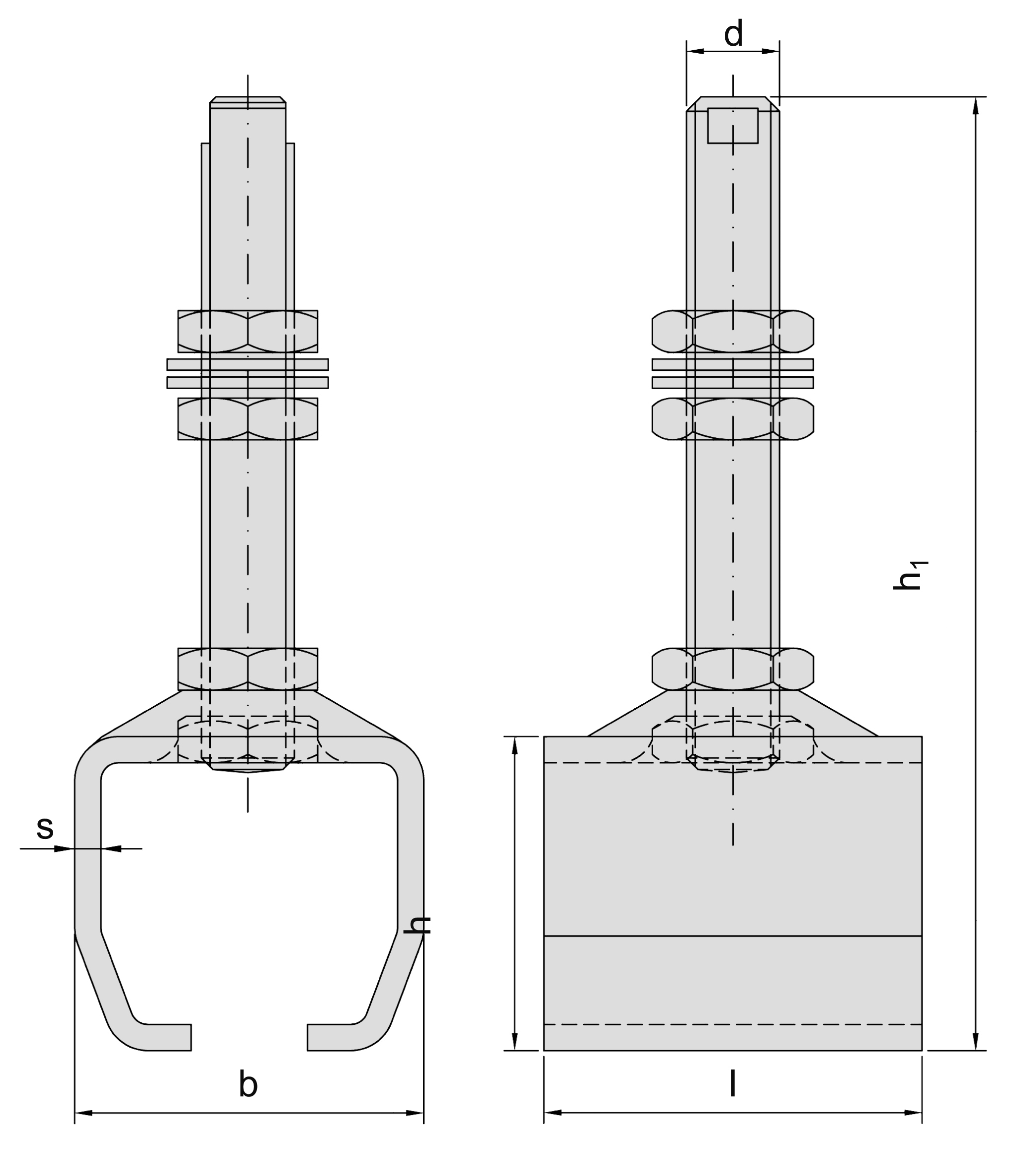 Muffe Schiebetor MEA Gr- 2 verzinkt M16 10335520-60-0024.7