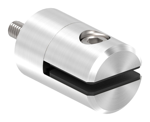 Blechhalter Ø 25 mm V4A fuer Anschluss flach-gerade-12-2100.1