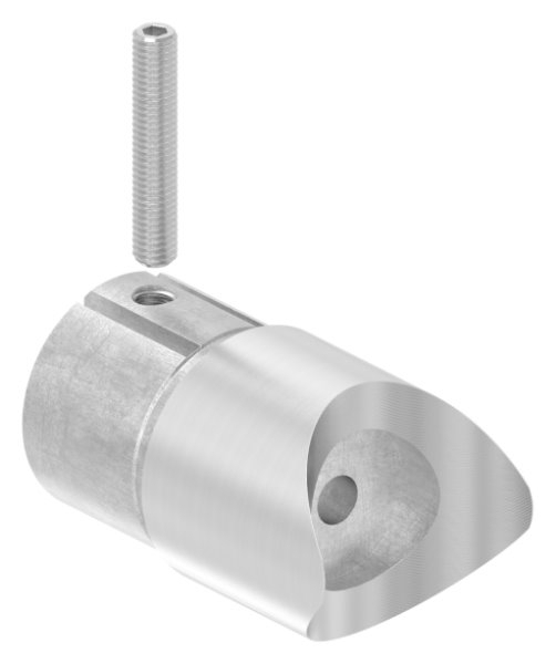Pièce de raccordement 90° pour tube rond Ø 48.3x2.0 mm V2A