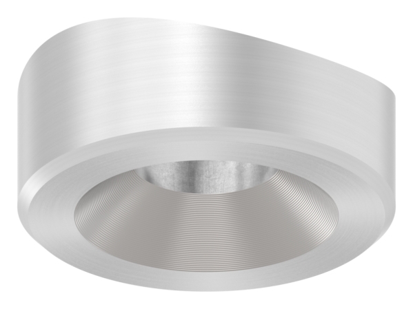 Pièce de compensation pour tube 42.4mm, Ø 18mm, avec fraisage 7mm, V2A