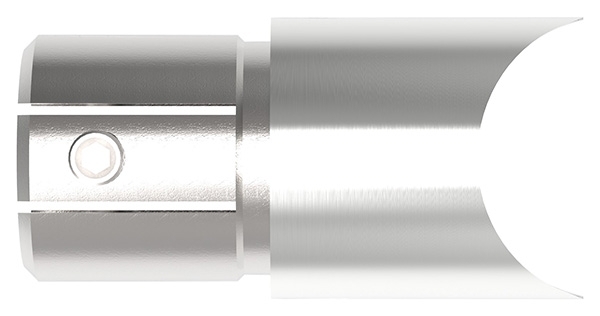 Pièce de raccordement 90° pour tube rond Ø 42.4x2.6 mm V2A