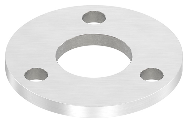 Ankerplatte Ø 100 x 8mm- mit Laengsschliff- V4A-88-1154106-V4A.8