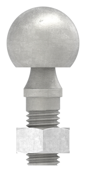 Kugelgelenk M14 x 2 mit Rechtsgewinde, ohne Schraube, V2A