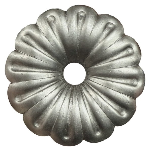 Rosette - Zierteil -  Ø 95x3 mm mit Lochung - Stahl -Roh- S235JR-30-2654.8