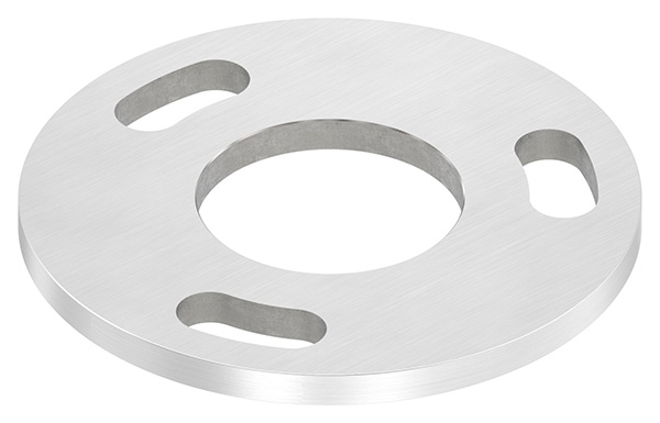 Ankerplatte Masse- Ø 100x6 mm Mittelbohrung- Ø 43 mm V2A-11-2277.4