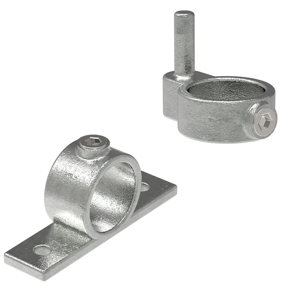 Raccords pour tubes en fonte malléable | Bagues de fixation / Brides