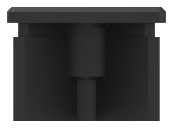 Capuchon en plastique pour tube carré 50x50mm avec M10