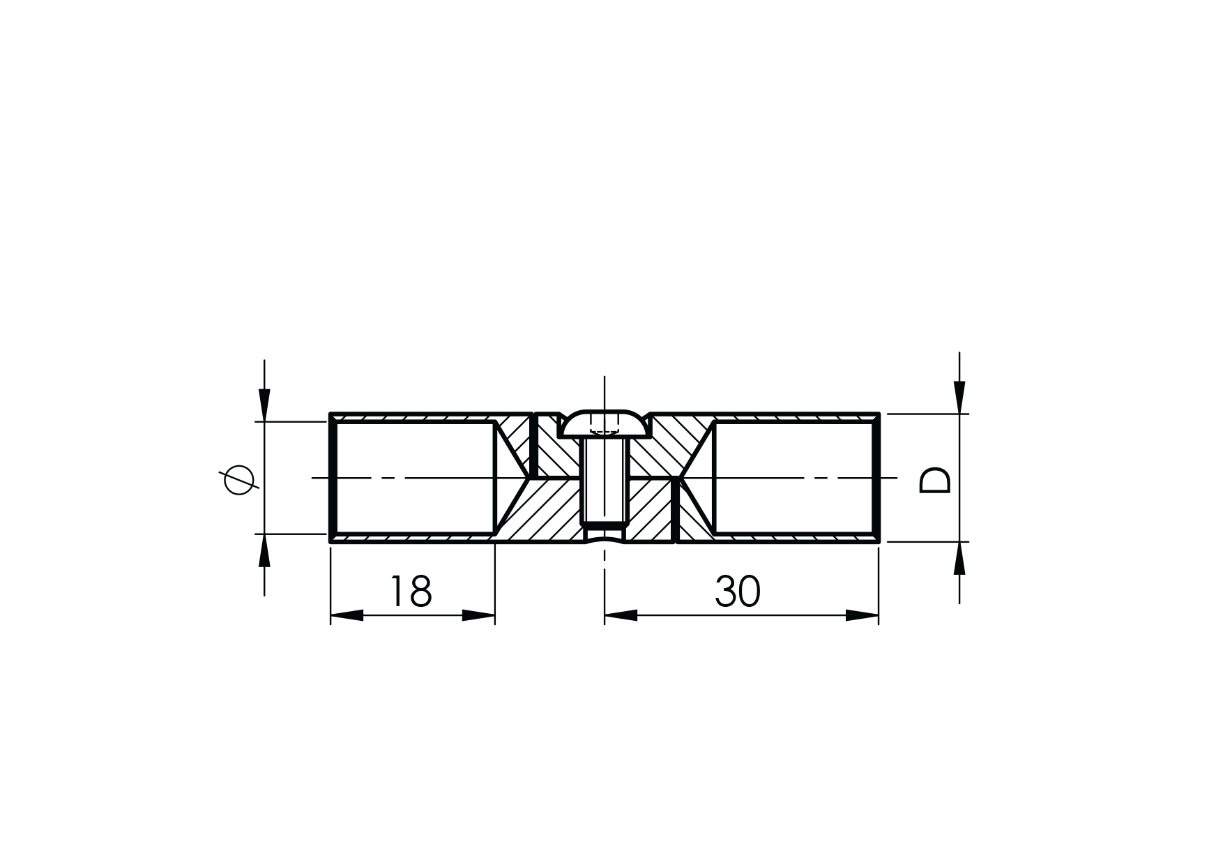 Gelenkverbinder Edelstahl AISI 304 fuer Rundstab Ø 12 mm- Ø 14 mm- 90° verstellbar-89-11A0302012S-A.4