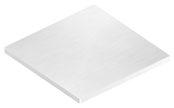 Plaque d'ancrage | Dimensions : 120 x 120 x 6 mm | V2A