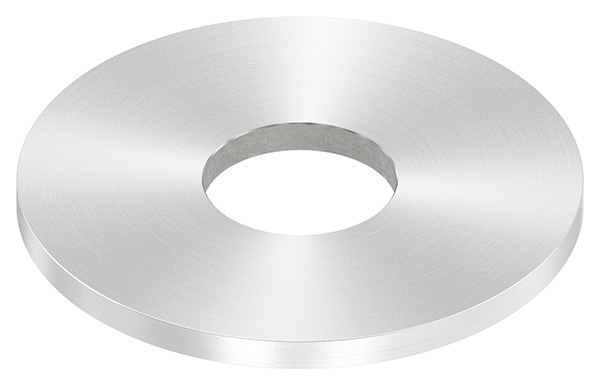 Ankerplatte Masse- Ø 100x6 mm Rundschliff - Mittelbohrung V2A-11-2271R.4