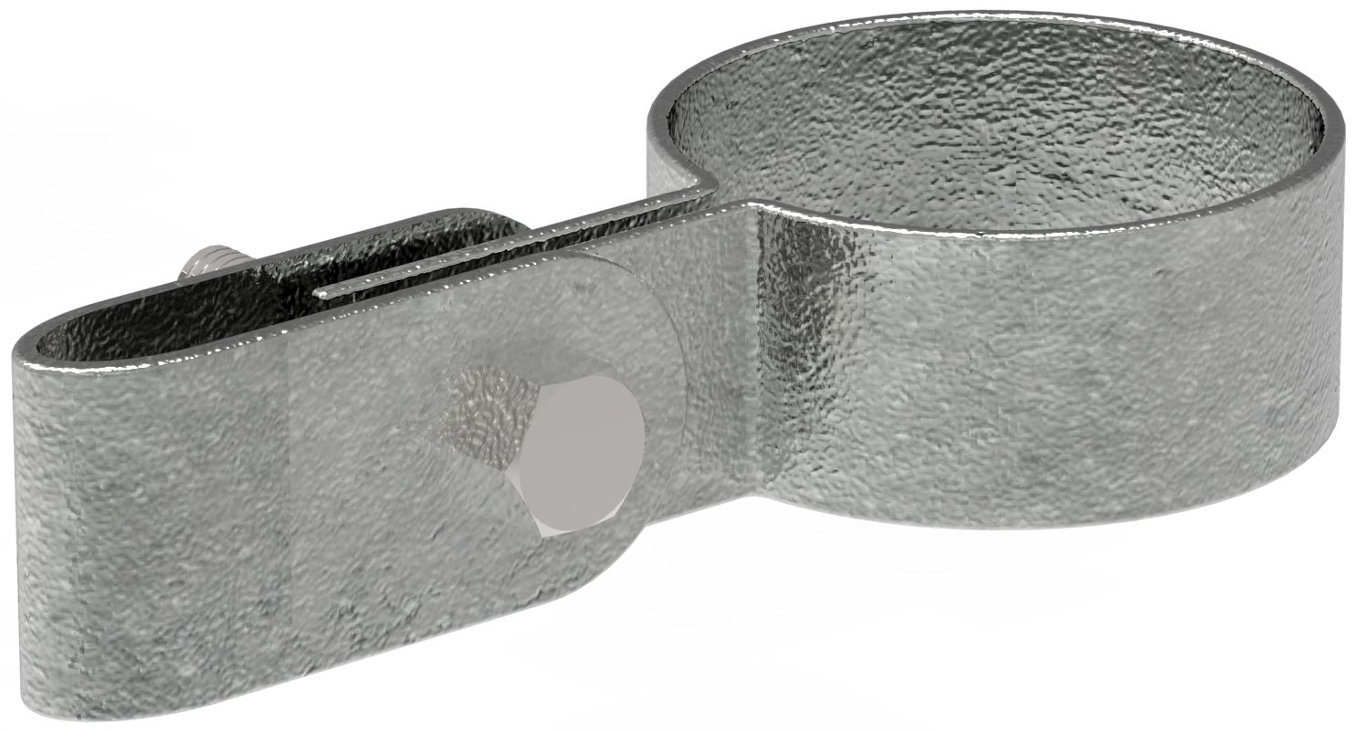 Raccord de tuyau | Support de grille simple | 170A27 | 26,9 mm | 3/4" | Fonte malléable et électrozinguée