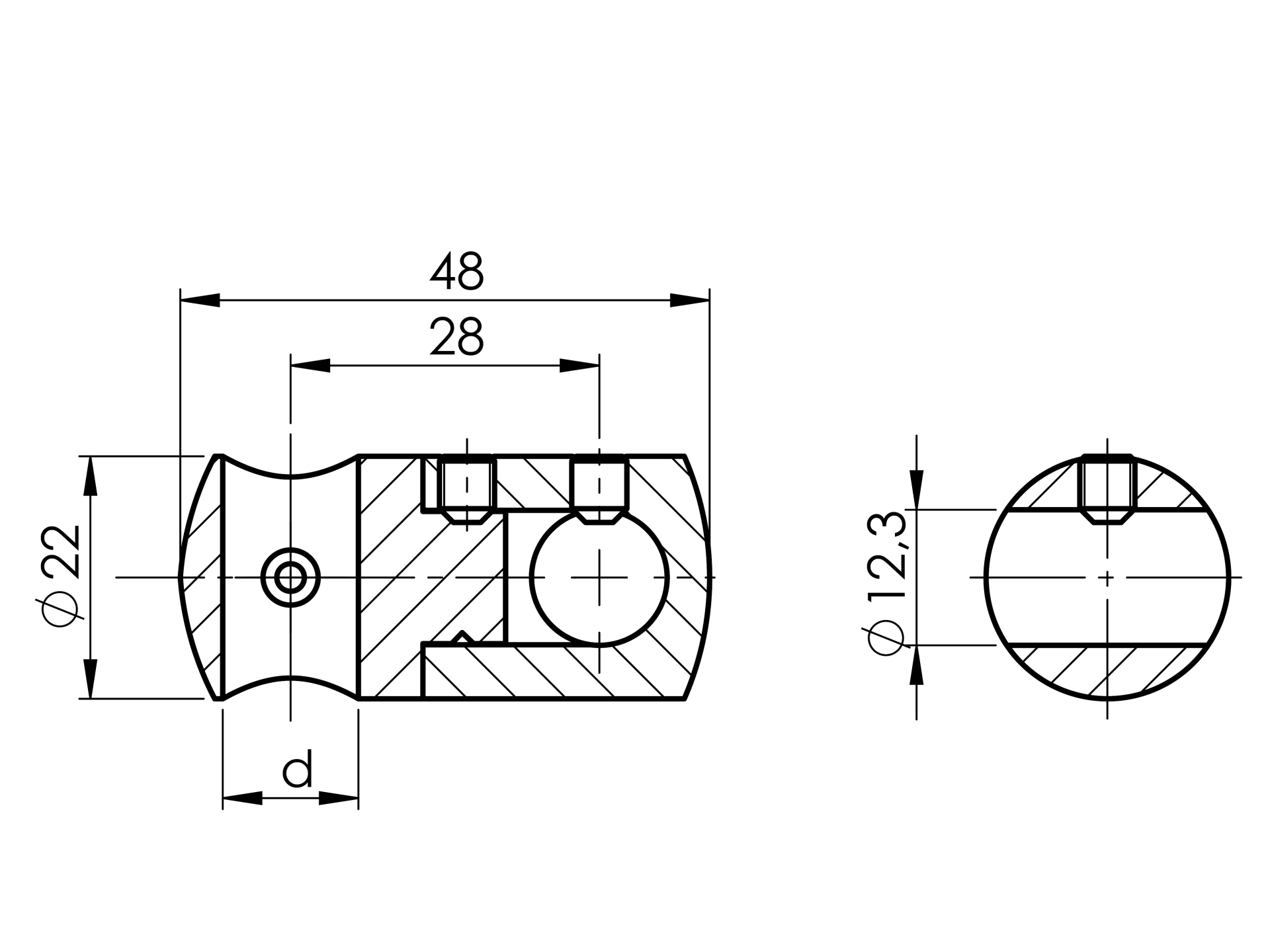 Fuellstabhalter Edelstahl AISI 304 d12-d16 direkt Neigung einstellbar-89-11A0830016-A.4