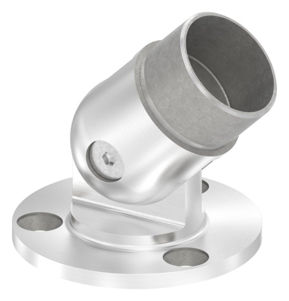 Support mural flexible, pour tube rond Ø 48,3x2,0 mm V2A