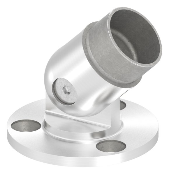 Support mural flexible, pour tube rond Ø 42,4 x 2 mm V2A