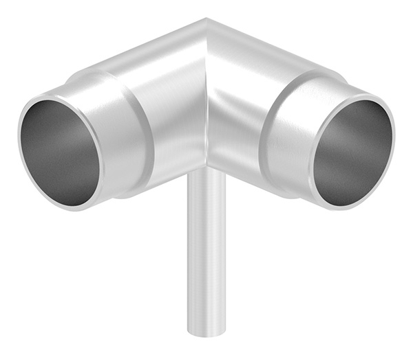 Steckecke mit Stift fuer Rundrohr Ø 42-4 x 2-0 mm V2A-11-2070.4-ECKE