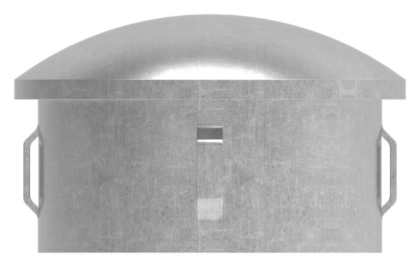 Stahlstopfen - leicht gewoelbt - fuer Ø 60-3x1-8-2-2 mm - Stah S235JR- roh-30-2906.8