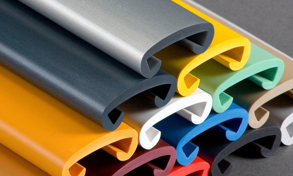 Main courante en plastique pour 40 x 8mm, signal blanc