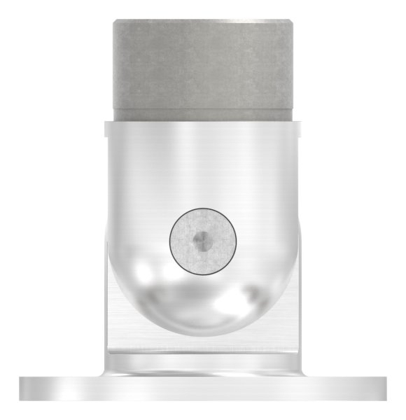 Support mural flexible, pour tube rond Ø 48,3x2,0 mm V2A