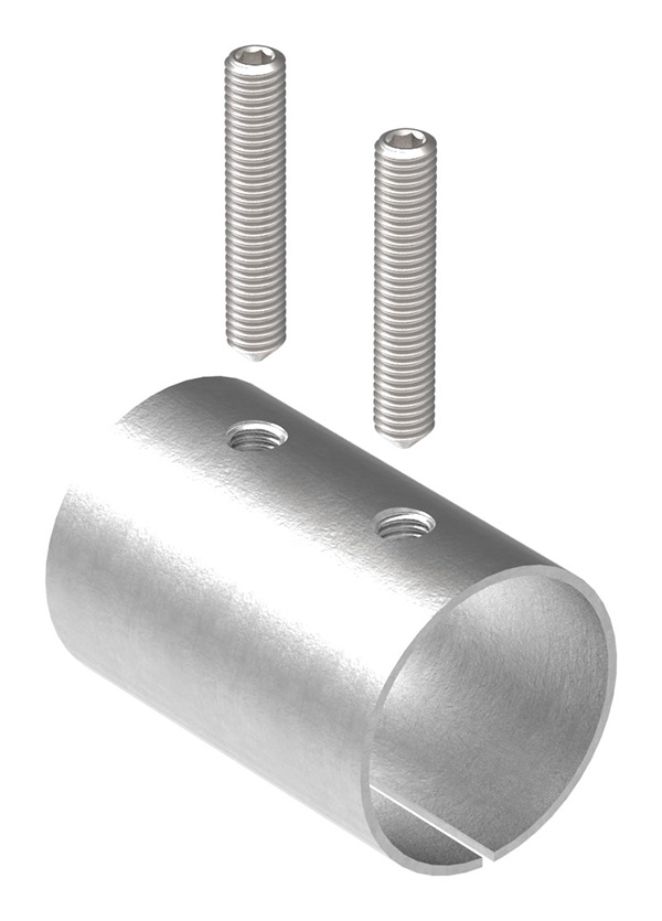 Manchon de raccordement pour tube rond Ø 48.3x2.0 mm V2A