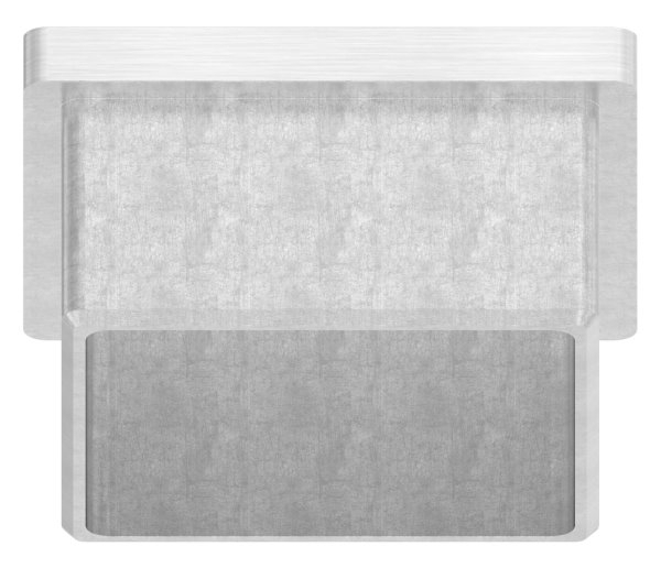 Bouchon V2A avec M8 pour collage pour tube 50x50x3,0 mm