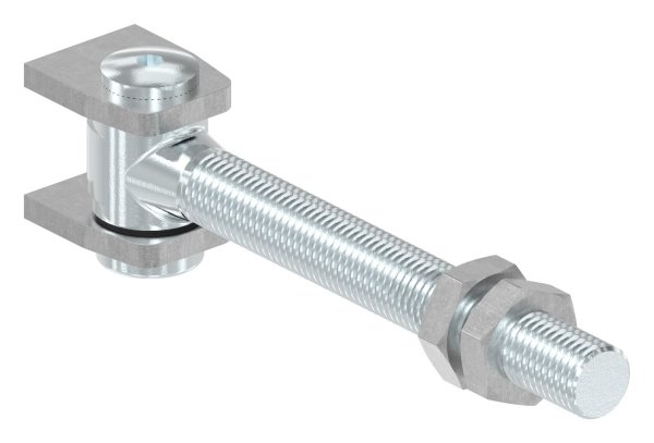 Charnière M18 | réglable | acier (brut) S235JR