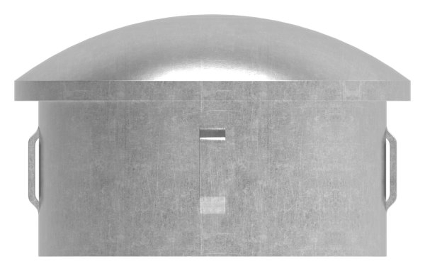 Bouchon en acier | légèrement bombé | pour Ø 60.3x2.5-2.9 mm | Acier S235JR, brut