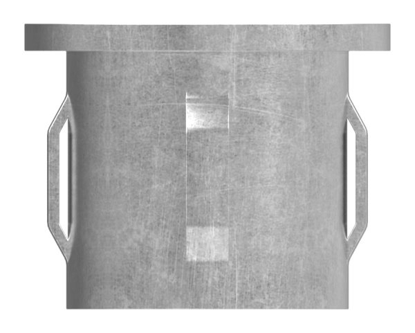Bouchon en acier plat | pour tube rond Ø 33.7x2.5-2.9 mm | acier S235JR, brut