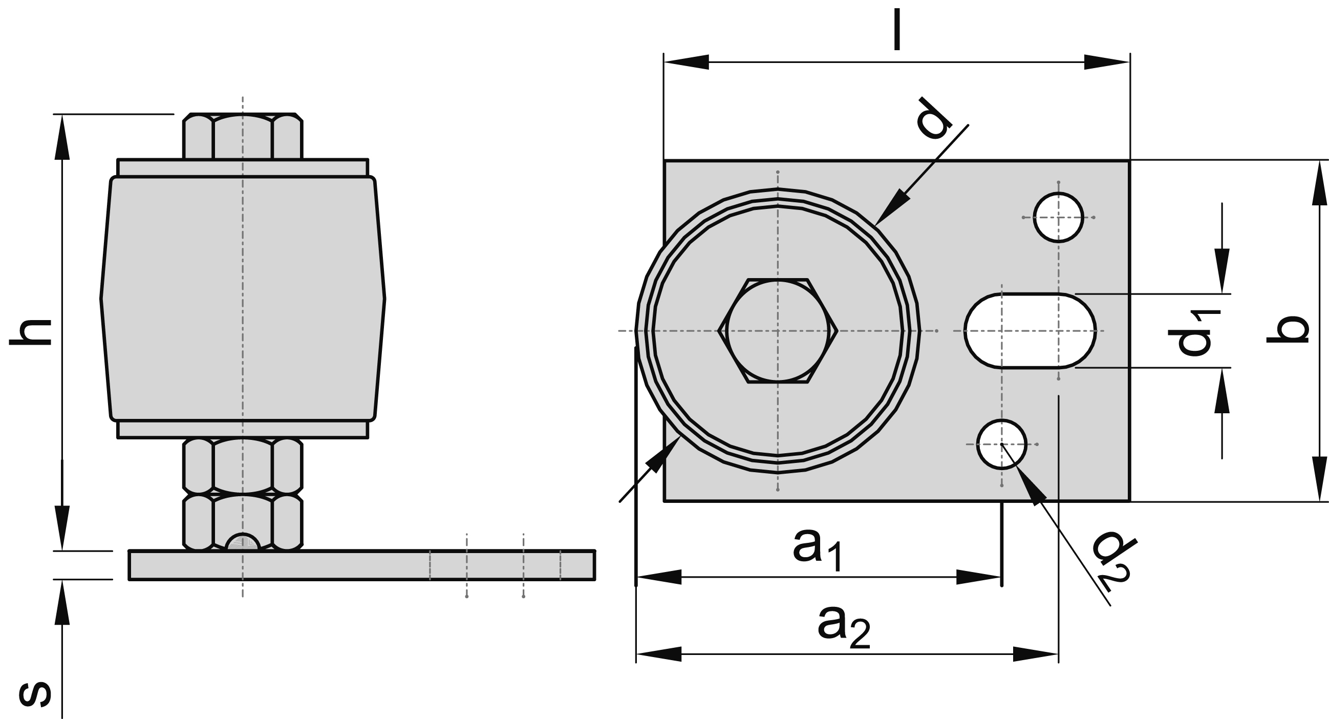 Aussenfuehrungsrolle Schiebetor MEA verzinkt Ø 50 mm 10336650-60-0023.10
