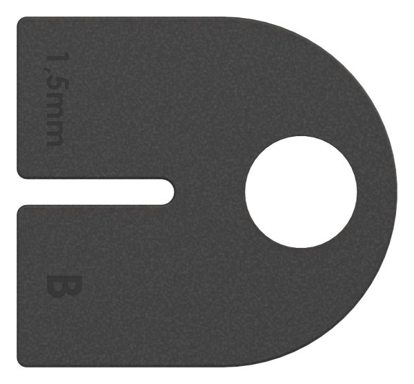 1 Paar Gummis zu Glasklemme 63x45x30 mm AbZ fuer 1-5 mm Blech-10-2417ABZ.0