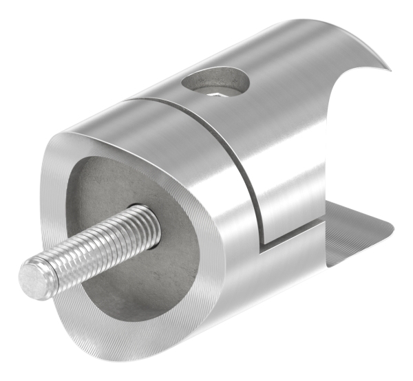 Support de tôle pour le serrage d'un profilé de 27mm de connexion : 42,4 mm