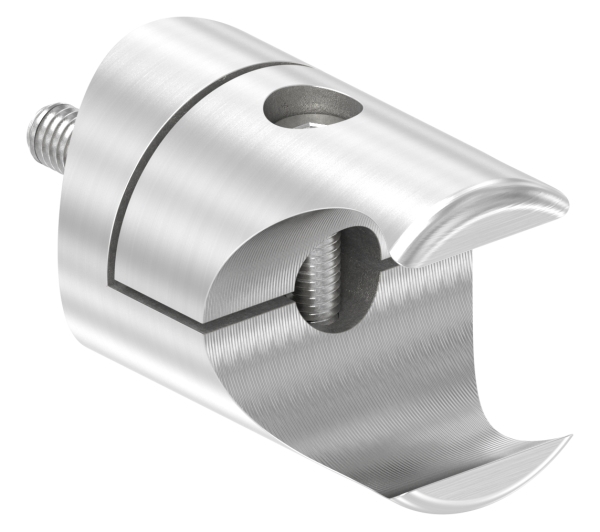 Support de tôle pour le serrage d'un profilé de 27mm de connexion : 48,3 mm