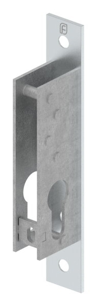 Serrure à pêne dormant à cadre tubulaire, distance d'encastrement 18 mm