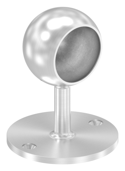 Support d'extrémité de tube, pour tube 42,4mm, V2A