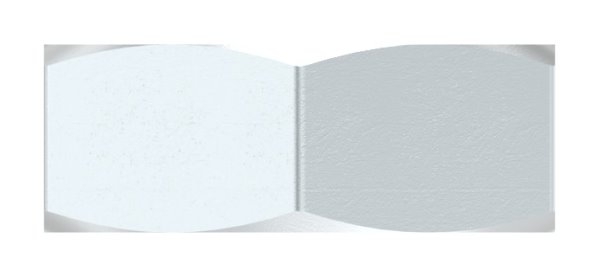 Ecrou hexagonal M12, forme plate