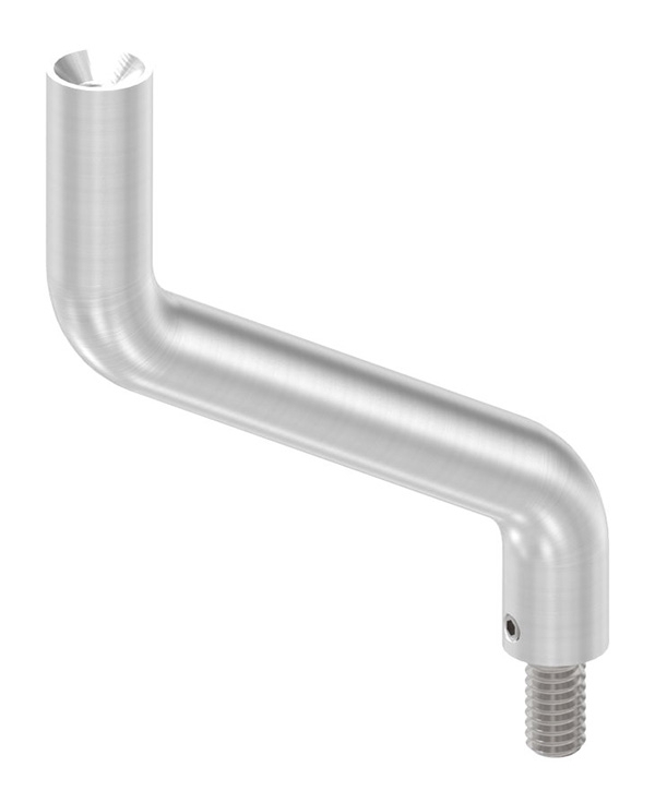 Support Ø 14mm, 2x 30° coudé, V2A