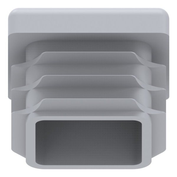 Capuchon plastique pour tube carré 25x25mm